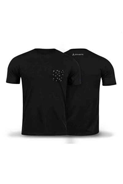 Granite tricou POCKET negru L