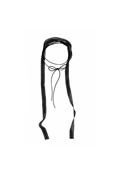 MOMOCA Γυναικείο Υφασμάτινο Κολιέ Με Δαντέλα – Women’s Fabric Necklace With Lace
