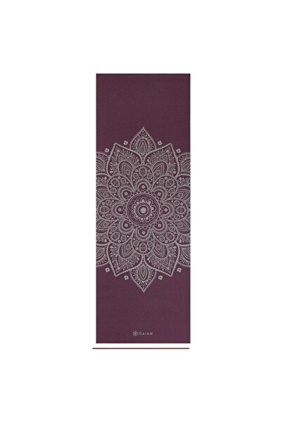 gaiam Saltea de yoga cu model Floare de Ceaiun de Miez de Noapte și Ceaiun de...