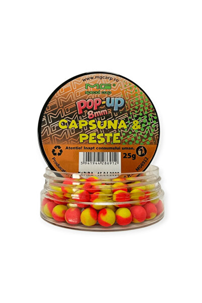 Generic Brand Pop-up 8mm Capsuna & Peste 25gr