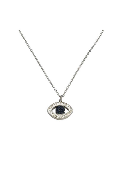 MOMOCA Κολιέ Evil Eye A1316 Ασημί