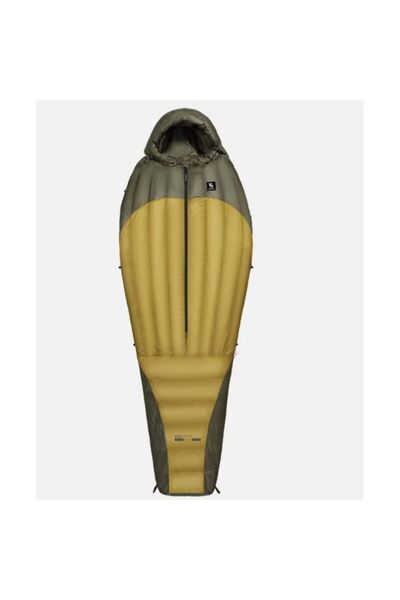 Qunature Sac de dormit de iarnă cu puf, auriu, M