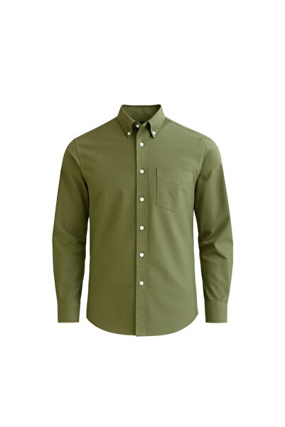 SUİT Cămașă Ekko Tencel Verde Salvie - S111301-2886