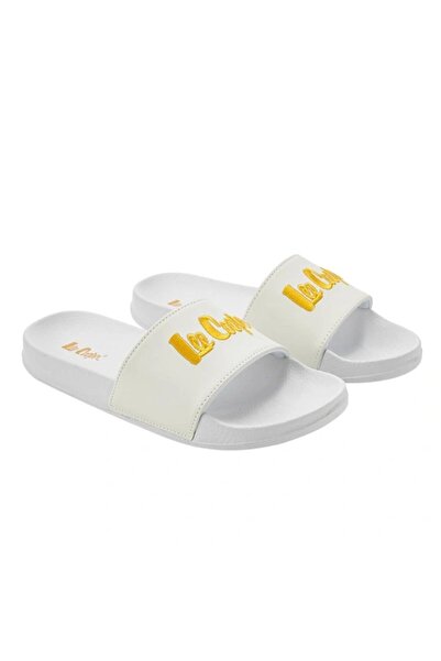 Lee Cooper Adidași sport de damă, tip slip-on, confortabili, ușori, albi și g...