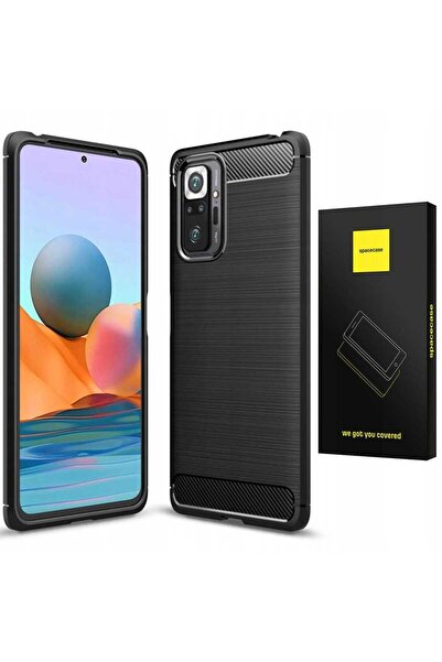 spacecase Carbon Redmi Note 10 Pro negru