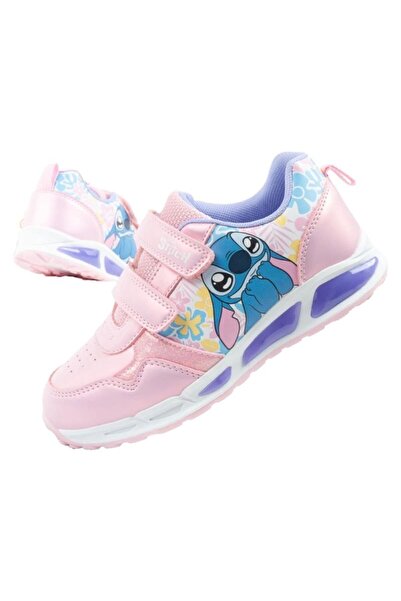 Leomil Adidași sport pentru copii Stitch, ușori, cu Velcro și LED.