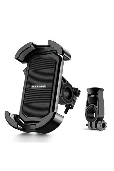 ROCKBROS 25210032001 Suport telefon ghidon pentru biciclete - Negru