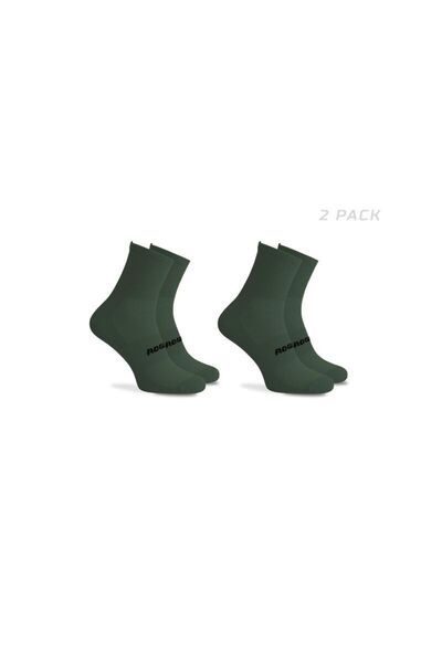 Rogelli Șosete ESSENTIAL verzi, pachet de 2, 44-47