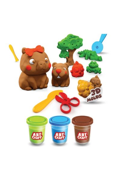TOYFEST مجموعة عجينة اللعب كابيبارا من آرت كرافت 168 غرام