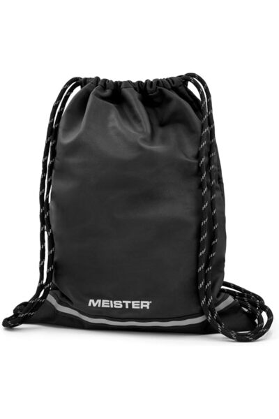 Meister XL Drawstring Backpack String Bag - Waterproof Gym Sackpack - Black/R...