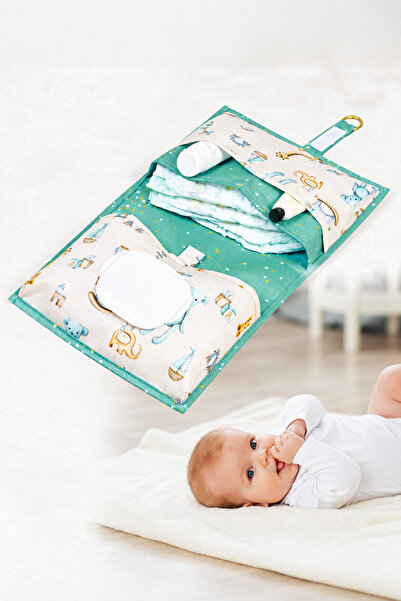 EMİLA HOME Baby Diaper Care Bag for Men & Organizer & Pouch & (24X40 cm)