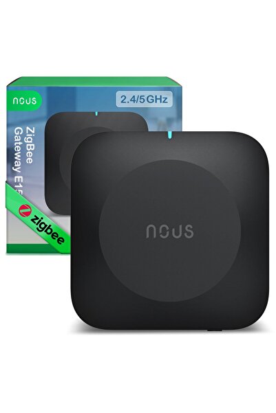 Nous Hub Smart Gateway E15 Zigbee, WiFi 2.4 5 GHz, suport 128 dispozitive, co...