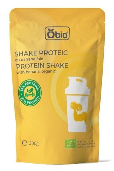 OBİO Shake proteic cu banane bio 300g