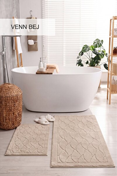İyi Geceler İstanbul VENN BEJ - 40x60-60x100 SET DE COTUȘE DE PARDOSEALĂ