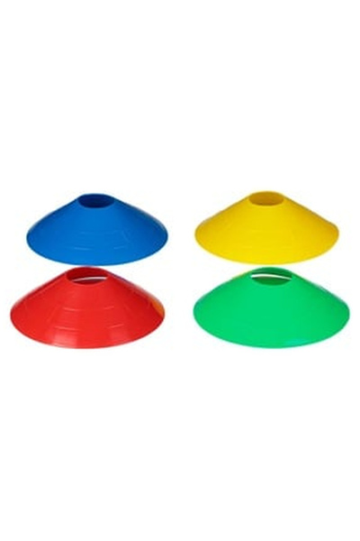 OEM Copete pentru Antrenament din Plastic 4 Culori 19cm - 4buc