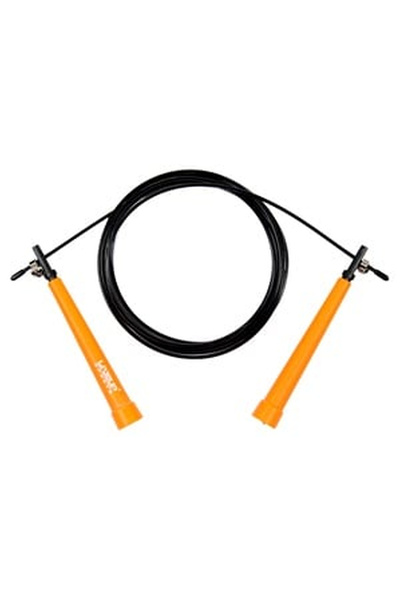 OEM Coarda de Sarit Neagra cu Manere Portocalii 3m