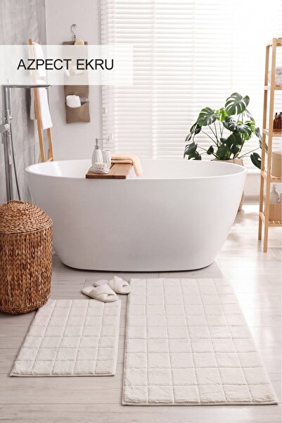 İyi Geceler İstanbul AZPECT ECRU - 40x60-60x100 SET COTUȘE DE PARDOSEALĂ
