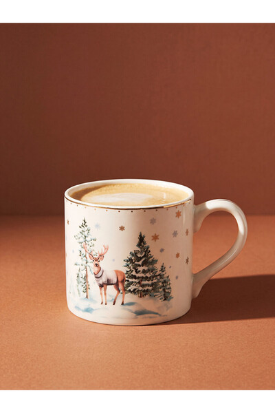 LC Waikiki New Year Themed Printed Porcelain Mug 355 ml