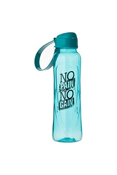 OEM Sticla de Apa Sport din Plastic Turcoaz cu Capac si Print 630ml
