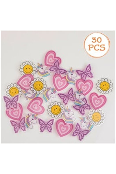 OEM Decoratiuni Spite Bicicleta cu Model Unicorn Fluture Inima Margareta - 30buc