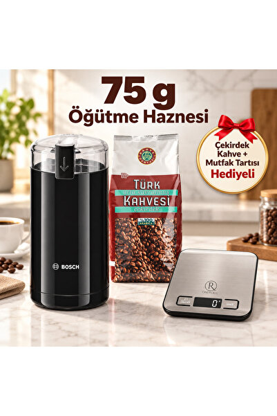 Bosch Tsm6a013b 75 g Öğütme Haznesi Kahve Öğütücü Çekirdek Kahve ve Tartı Hediyeli