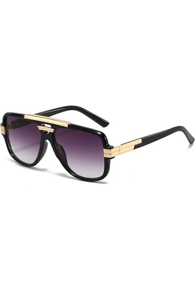 wisfunlly Oversized Square Aviator Sunglasses for Men Women, Retro Pilot Shad...