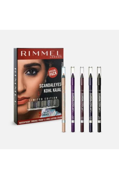 Rimmel London Scandal Eyes Kajal Waterproof Eyeliner 5 Colors Limited Edition