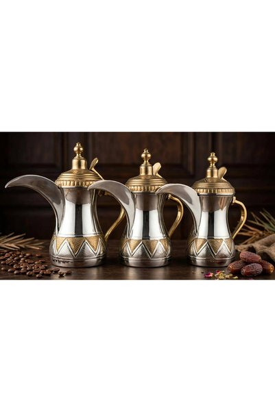 Generic Brand Steel Coffee Pot Set