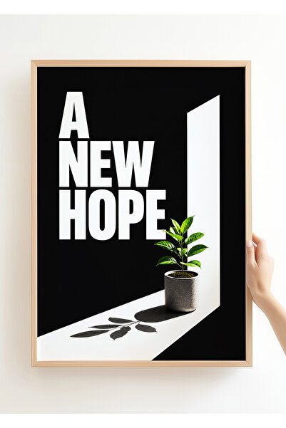 Duvar Yazısı Koleksiyonu - A New Hope - Çerçevesiz Poster