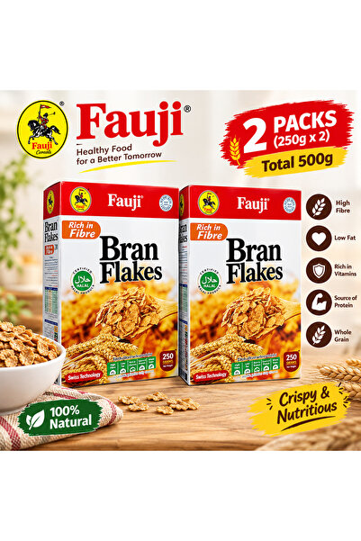 Generic Brand Fauji Bran Flakes – 250g × 2 Bundle 🥣🌾