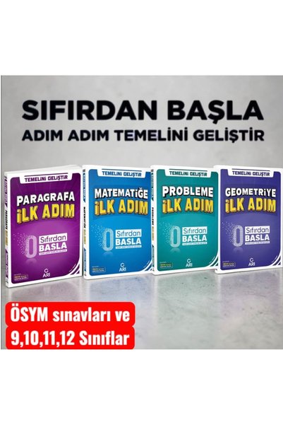 Arı Yayıncılık 2027 Tyt-Ayt-Kpss-Yks-Lise Tüm Adaylar Sıfırdan Başlangıç Para...