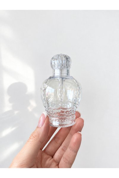 Pearl Star (75 ADET) Mika Plastik Kral Tacı Model Boş Kolonya Şişesi 60ml (Tı...