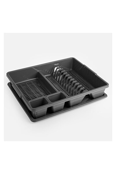 OEM Uscător Vase Antracit cu tăviță 48x38x8cm – scurgi alimentele direct deas...