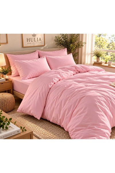hulia home Çift Kişilik Nevresim Takımı Lastikli Çarşaflı Yumuşak Dokulu Mode...