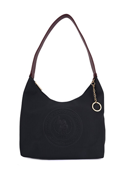 U.S. Polo Assn. Navy Blue-Claret Red Women's Shoulder Bag Us26673