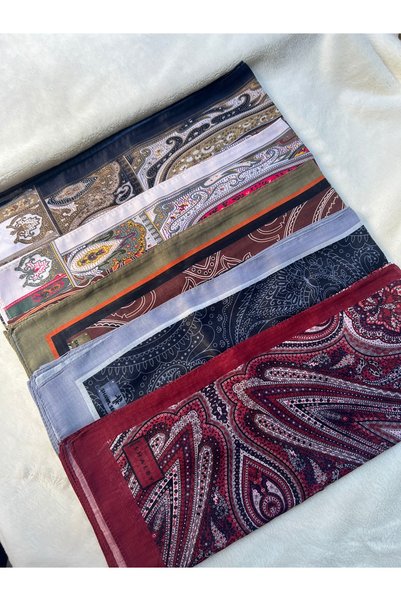 shalby Hijab Patterned Soft Shawl Set of 5 Mixed Patterns
