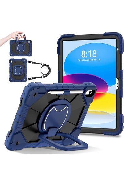 mumuko حافظة HBS ثلاثية الوظائف مقاومة للصدمات لجهاز iPad (A16) الجيل 11/10 (...