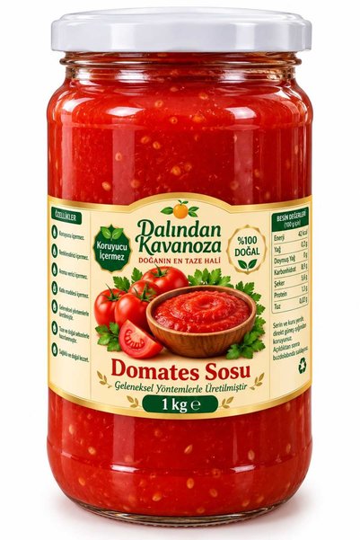 DALINDAN KAVANOZA domates sosu