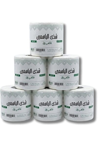 Generic شريط ورق أبيض ماكسي رول شاتا الياسمين - 6 لفات - موديل جديد