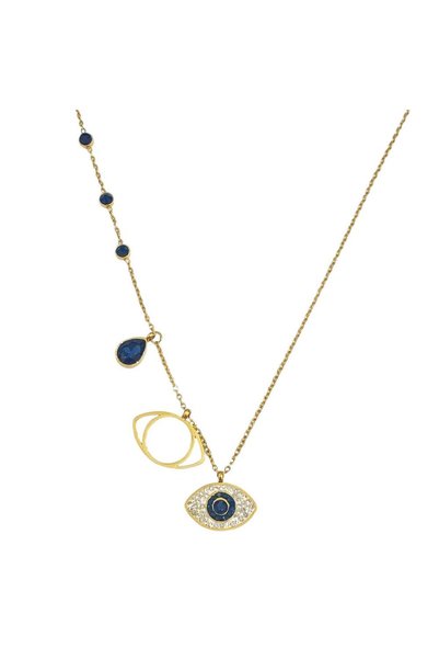 MOMOCA Ατσάλινο Κολιέ Ασημί