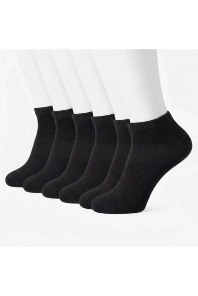 Generic Brand Men's Bamboo Booties Socks 6-Pack |   Breathable, Moisture-Wick...