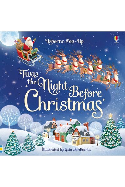 Usborne Publishing Αναδυόμενο Βιβλίο  "Ήταν η νύχτα πριν τα Χριστούγεννα ", 3...