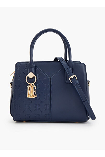 ELLE Textured Tote Bag with Zip Closure