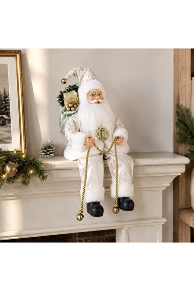 DD SHOP Figura mos cra ecru sfoara aurie30cm - Figurine Suspendabile Realiste...