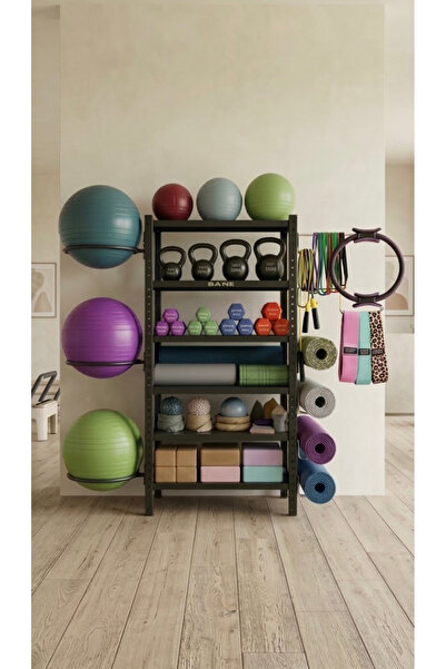 Rane Fitness Equipment Büyük Pilates Topu Kettlebell Yoga Roller Direnç Bantları Dambıl Pilates Matları Ve Çok Daha Fazlası İçin Stand