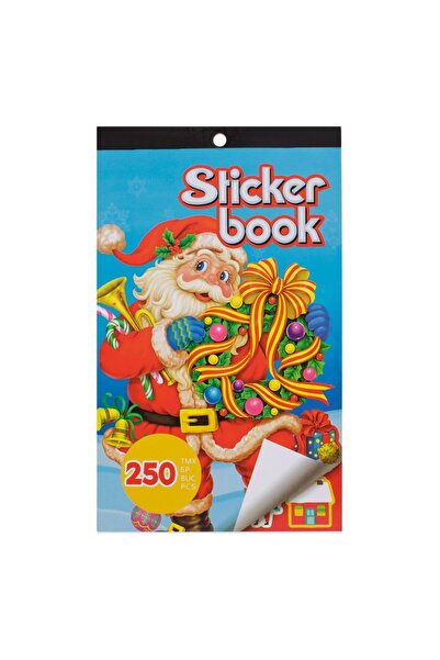 DD SHOP Autocolante cu Mos Craciun si figurine festive, set 250 bucati, pentr...