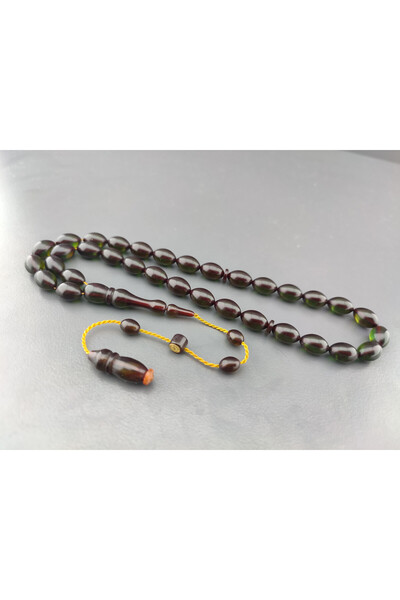 İskeçe Tesbih Akif Karasapan Usta Eseri Crackling Sound Bakelite Series Certified 10607