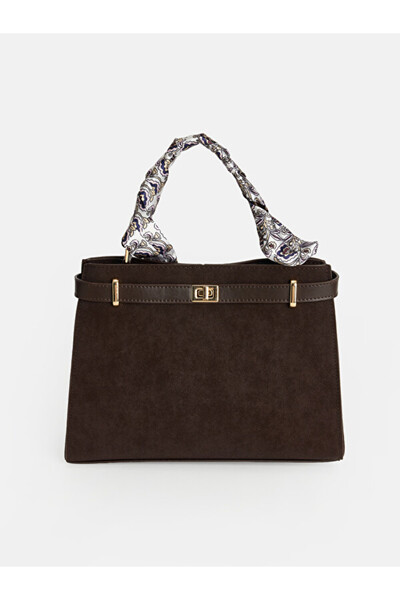 LC Waikiki Rmz Gi̇yi̇m Farkiyla Suede Women's Shoulder Bag