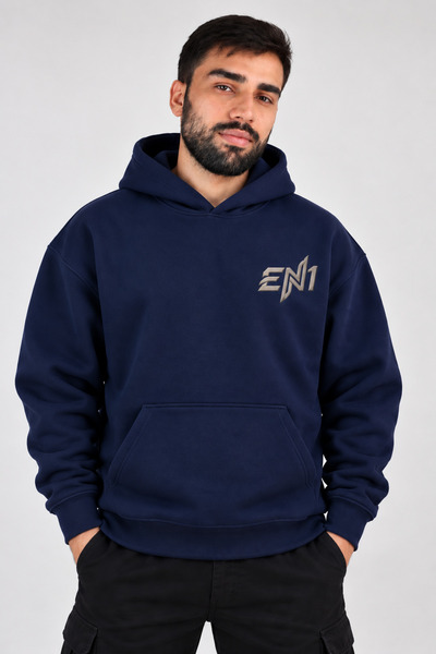 ENB1R MODA Oversize Hoodie Sweatshirt with Kangaroo Pocket Premium Thick Wint...