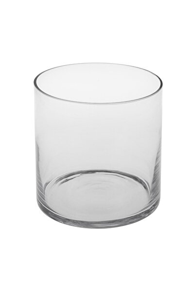 OEM Vază Cilindrica Transparentă Ø15x15cm – pune florile în valoare fără să î...